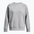 Women's sweatshirt Under Armour Rival Fleece Crew mod gray light heather/white 5