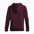 Under Armour women's training sweatshirt Rival Fleece Big Logo dark maroon/white 6