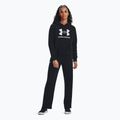 Women's Under Armour Rival Fleece Big Logo Hoody black/white 2