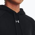 Women's sweatshirt Under Armour Rival Fleece Hoodie black/white 4