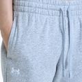 Under Armour women's Rival Fleece Joggers mod gray light heather/white trousers 6