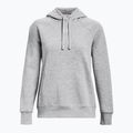 Under Armour women's Rival Fleece Hoodie mod gray light heather/white 5