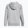 Under Armour women's Rival Fleece Hoodie mod gray light heather/white 6
