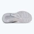 Women's running shoes Under Armour Hovr Turbulence 2 white/white/metallic silver 4