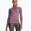 Under Armour Tech 1/2 Zip women's sweatshirt - Twist misty purple/fresh orchid/metallic silver