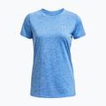 Under Armour Tech SSC women's training t-shirt water/white/metallic silver 5