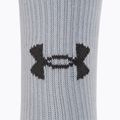 Under Armour Performance Tech 3pk Crew mod gray/white/jet gray socks 8