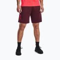 Under Armour Tech Graphic men's training shorts dark maroon/beta