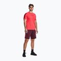 Under Armour Tech Graphic men's training shorts dark maroon/beta 3