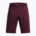 Under Armour Tech Graphic men's training shorts dark maroon/beta 5