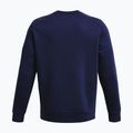 Men's sweatshirt Under Armour Essential Fleece Crew midnight navy/white 2