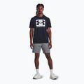 Men's shorts Under Armour Icon Fleece Pitch gray medium heather/white 2