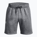 Men's shorts Under Armour Icon Fleece Pitch gray medium heather/white 5