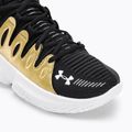 Under Armour women's basketball shoes W Flow Breakthru 4 black/metallic gold/white 7