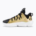 Under Armour women's basketball shoes W Flow Breakthru 4 black/metallic gold/white 10