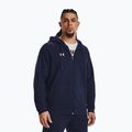 Under Armour Rival Fleece FZ midnight navy/white men's training sweatshirt