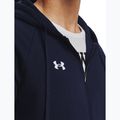 Under Armour Rival Fleece FZ midnight navy/white men's training sweatshirt 4