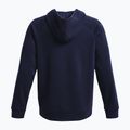 Under Armour Rival Fleece FZ midnight navy/white men's training sweatshirt 6