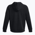 Men's Under Armour Rival Fleece FZ Hoodie black/white 5