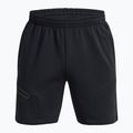 Men's training shorts Under Armour Unstoppable Fleece black/black 5