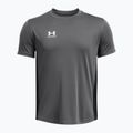 Children's football T-shirt Under Armour Challenger Train castlerock/white