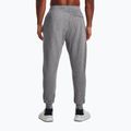 Under Armour men's Rival Fleece Joggers castlerock light heather/white training trousers 2