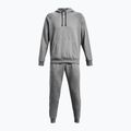 Under Armour men's Rival Fleece Suit castlerock light heather/white tracksuit 5