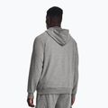 Men's Under Armour Rival Fleece Logo HD castlerock light heather/white hoodie 2