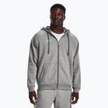 Men's Under Armour Rival Fleece FZ Hoodie castlerock light heather/white