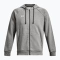 Men's Under Armour Rival Fleece FZ Hoodie castlerock light heather/white 5