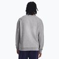 Men's Under Armour Rival Fleece Crew sweatshirt castlerock light heather/white 3