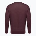 Men's Under Armour Essential Fleece Crew sweatshirt dark maroon/white 5