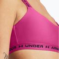 Under Armour Crossback Low astro pink/astro pink/black fitness bra 3