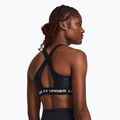 Under Armour Crossback Mid Print black/castlerock/white fitness bra 2