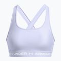 Under Armour Crossback Mid celeste/celeste/white fitness bra 4