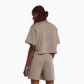 Under Armour Campus Boxy Crop taupe dusk/black women's training t-shirt 3