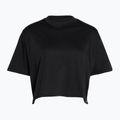 Under Armour Campus Boxy Crop black/white women's training t-shirt 3