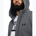 Men's Under Armour Stretch Woven Windbreaker jacket pitch gray/black 3