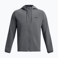 Men's Under Armour Stretch Woven Windbreaker jacket pitch gray/black 4