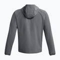 Men's Under Armour Stretch Woven Windbreaker jacket pitch gray/black 5