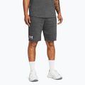 Under Armour Rival Terry men's training shorts castlerock light heather/onyx white