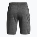Under Armour Rival Terry men's training shorts castlerock light heather/onyx white 6