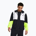 Under Armour Legacy Windbreaker men's training jacket black/high-vis yellow/black