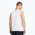 Men's tank top Under Armour Sportstyle Logo white/black 2