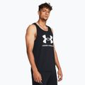 Men's tank top Under Armour Sportstyle Logo black/white