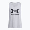 Men's tank top Under Armour Sportstyle Logo steel light heather/black 3