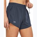 Women's running shorts Under Armour Fly By 3" downpour gray / downpour gray / reflective 4