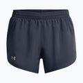 Women's running shorts Under Armour Fly By 3" downpour gray / downpour gray / reflective 5
