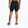 Men's Under Armour Launch 5" 2in1 running shorts black/black/reflective 3