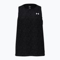 Women's training shirt Under Armour Tech Tank Twist black/white
